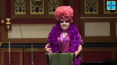 Last year, the United Methodist Church accepted Isaac Simmons, who regularly preaches dressed as a <b>drag</b> <b>queen</b> under the name Ms. . Drag queen pastor